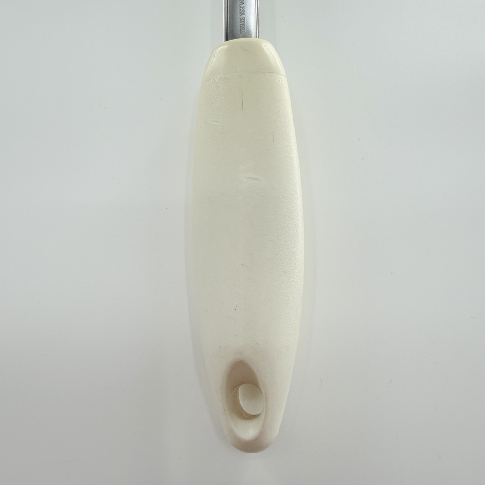 Vintage Pyrex Stainless Steel Slotted Spoon Handle 80s 90s Vtg Kitchen Tool - Picture 9 of 11